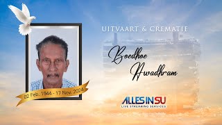 Live Streaming Uitvaart amp Crematie Boedhoe Awadhram ॐ [upl. by Esmeralda]