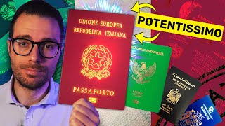 Il Passaporto italiano è FORTISSIMO sapevatelo [upl. by Runstadler775]