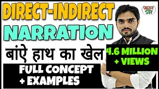 Direct and Indirect Speech in English Grammar  Narration in English Grammar  ChangesRulesConcept [upl. by Adnilasor408]