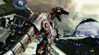 DLC Trailer  Official Transformers Fall of Cybertron Video Dinobots vs Insecticons [upl. by Sidnee]