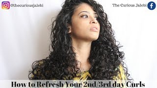 How to Refresh Your 2nd3rd Day Curls [upl. by Rosamond323]