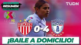 Resumen y goles  Necaxa 04 Pachuca  Liga Mx Femenil  CL2024 J4  TUDN [upl. by Sucramraj843]