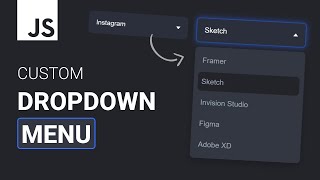 How To Make A Dropdown Menu From Scratch  HTML CSS Javascript [upl. by Eilesor604]