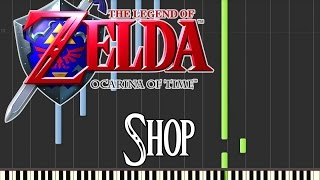 Zelda Ocarina Of Time  Shop Synthesia [upl. by Enorel]