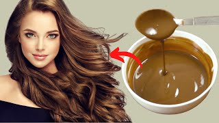 Dye hair in a shiny brown color NATURALLY 💯 from the first use super effective [upl. by Ycats]