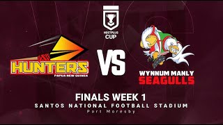 SP PNG Hunters vs Wynnum Manly Seagulls  Match Highlights  QRL Hostplus Cup  Finals Week 1 [upl. by Jurgen]