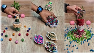 Satisfying Reverse Beads ASMR ♥️♥️♥️ 27 reverse asmr satisfying [upl. by Tobie]