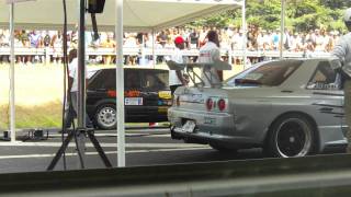 SKYLINE GTR R32 MODIFIED VS GOLF2 R32 HD [upl. by Gader]