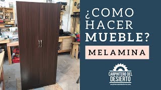 Como hacer un mueble de melamina [upl. by Ainit776]