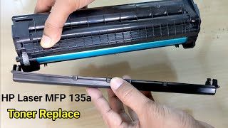 Replace HP Laser MFP 135a Toner Easily [upl. by Ynnavoig484]