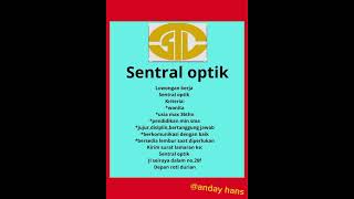 LOKER SENTRAL OPTIK PONTIANAK viralshort loker viralvideo lowongankerja lokeroperator shorts [upl. by Ylagam]