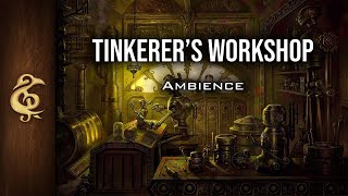 Tinkerers Workshop  Steampunk Ambience  1 Hour dnd [upl. by Antony12]