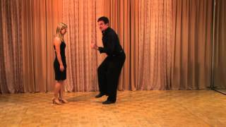 How to Jitterbug Single Swing Center Rhythm Movement [upl. by Weissberg]