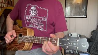 quotSundownquot by Gordon Lightfoot on baritone ukulele [upl. by Worthy]