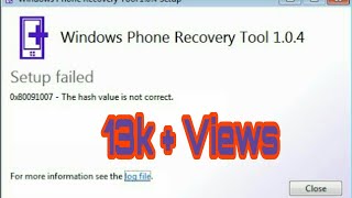 Nokia Lumia windows Device Recovery Tool Installaton without any Error 100 [upl. by Bernat]