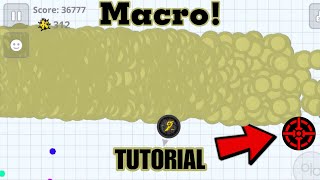 DESTROYING EVERYONE  MACRO TUTORIAL AGARIO MOBILE [upl. by Adair]