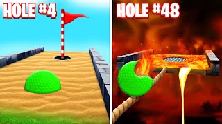 Golf It But Every Hole The DIFFICULTY INCREASES [upl. by Hildagard]