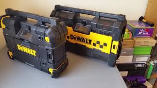 DEWALT TSTAK CONNECT AND TOUGHSYSTEM RADIO COMPARISON [upl. by Aened720]