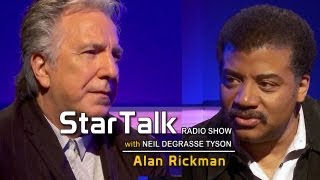 ALAN RICKMAN joins StarTalk with Neil deGrasse Tyson [upl. by Feltie894]