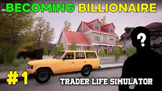 AJJUBHAI BECOMING BILLIONAIRE  TRADER LIFE SIMULATOR GAMEPLAY 1 [upl. by Fausta]