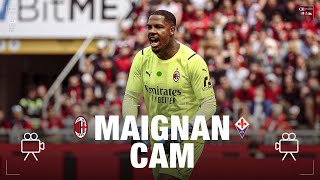 🧤 Maignan Cam 🎥  AC Milan v Fiorentina  Exclusive [upl. by Mosra532]