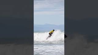 noahbeschen flying in Hossegor at the Quiksilver Festival france surf hossegor [upl. by Duaner]