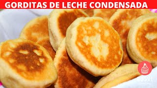 GORDITAS DE LECHE CONDENSADA ESPONJOSAS SIN HORNO EN SARTEN  ROSVI HERNANDEZ [upl. by Ainevuol891]