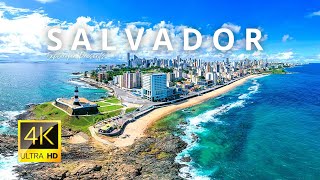 Salvador Bahia Brazil 🇧🇷 in 4K ULTRA HD 60FPS by Drone [upl. by Lednyk305]