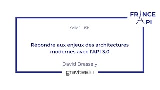 REPLAY  Répondre aux enjeux des architectures modernes avec lAPI 30 [upl. by Ifok]