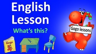 English Lesson 2  Whats this School English  LEARN ENGLISH FOR KIDS [upl. by Sivram686]