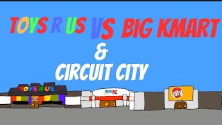 Toys R Us Vs big Kmart amp circuit city The Ending is so sad 😭 [upl. by Rimidalv829]