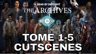 DEAD BY DAYLIGHT THE ARCHIVE TOME 15 LORE CUTSCENES [upl. by Ailelc]