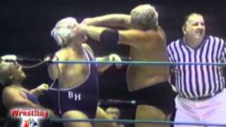 Crusher Bruiser amp Little Bruiser vs Black Jacks amp Bobby Heenan [upl. by Remliw]