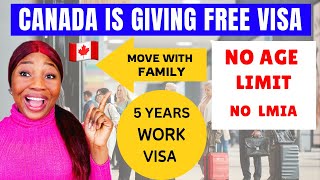 Canada Free 5 Years Visa Come With Your Family To Canada All For Free Send Your CV [upl. by Yrrol]