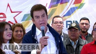 Honduras election Opposition leader Nasralla claims victory [upl. by Niveb]