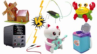 I Applied High Voltage to Electric TOYS High Voltage VS Electric toy collection12 [upl. by Nahej]