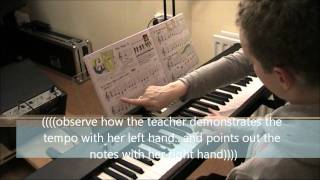 Music Teaching for the Deaf by Orla OSullivan demonstration keyboard [upl. by Aicert]