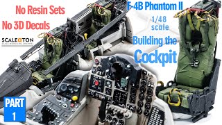 Building The Tamiya F4B Phantom II Part 1 How to build the cockpit [upl. by Radu738]