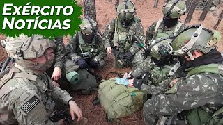 Exercício inédito treina interoperabilidade entre exército do Brasil e EUA [upl. by Gottwald378]