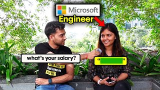 Asking Microsoft Google Engineers What They Actually Do and Their Salaries [upl. by Richardson]