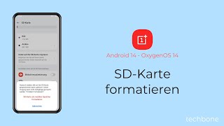 SDKarte formatieren  OnePlus Android 14  OxygenOS 14 [upl. by Eniarda553]