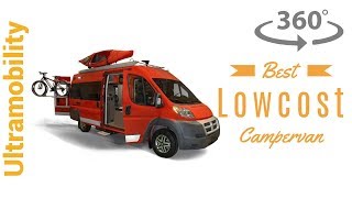 Winnebago Travato 59k amp 59G 360 Degree Video  Best Lowcost Campervan [upl. by Llohcin]