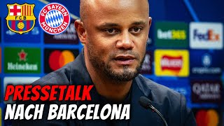 Pressetalk nach FC Barcelona  FC Bayern 41  Champions League [upl. by Irra]