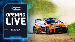 🔴 Opening LIVE  ERC Delfi Rally Estonia 2024 [upl. by Koralie740]