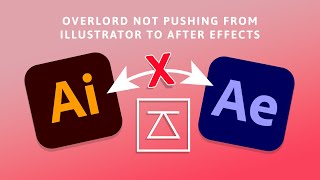 Adobe Illustrator wont push to After Effects with Overlord 10 [upl. by Mailiw539]