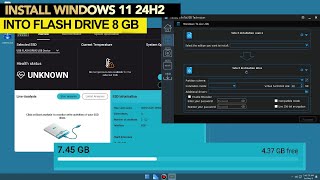 Install Windows 11 24H2 8GB flash disk [upl. by Irene259]