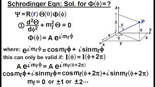 Physics  Ch 665 Quantum Mechanics The Hydrogen Atom 21 of 78 Schrodinger Eqn PHI [upl. by Airdua]