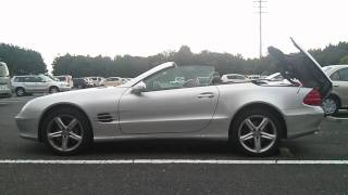 MercedesBenz SL500 Roof Action From The Side [upl. by Pru347]