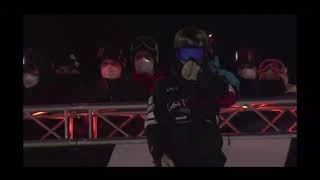 2021 laax open halfpipe 1st place Yuto Totsuka [upl. by Eeneg]