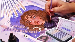 Painting with my own Paintbrushes ✷ CRAFTAMO x Pypah collab REVEAL [upl. by Chisholm158]